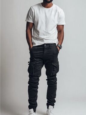 Hot Topic Men's Slim Jeans - Black